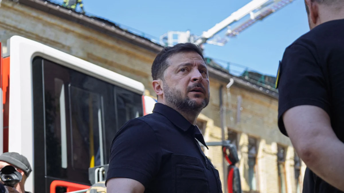 Ukraine Endures 'Largest' Russian Aerial Barrage on Kyiv, President Zelenskyy Vows Retaliation Amid Widespread Destruction