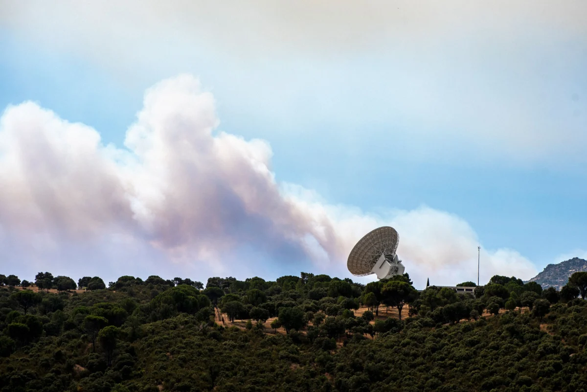 Climate Crisis Threatens Cosmic Communications as Wildfires Envelop NASA Deep Space Station in Spain