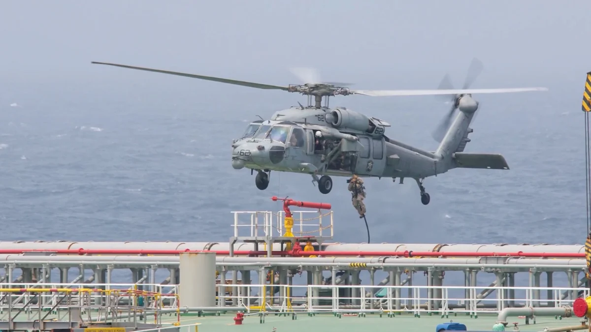 U.S. Marines Board Commercial Tanker in Gulf of Oman Amidst Heightened Iran Tensions